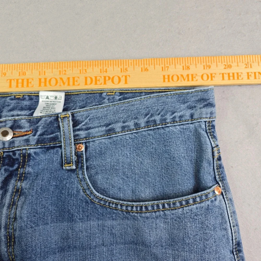 Cinch Straight Leg Jeans Mens 38x30 Blue Medium Wash Denim Cowboy Western Rodeo‎